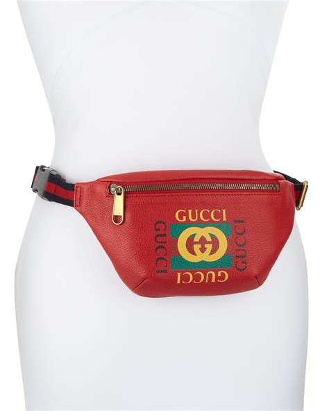 red gucci fanny pack men|gucci fanny pouch.